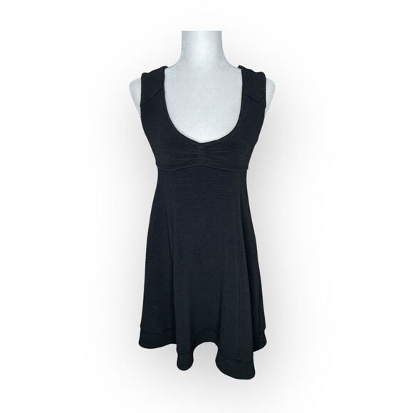 Anthropologie Fairchild Stretchy Maeve Dress in Black Size XXS - Picture 2 of 10